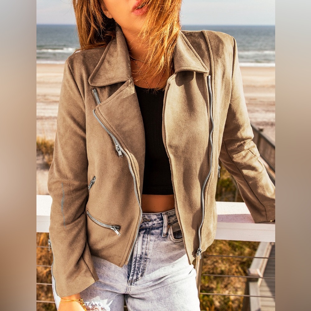 Suede Rider Jacket - image 1